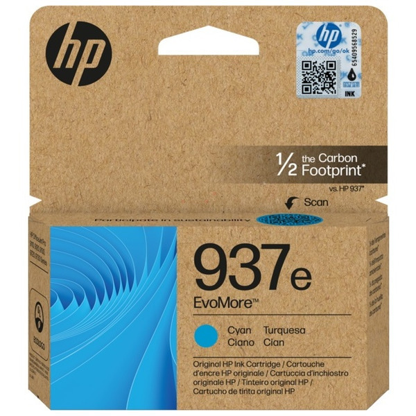 Druckkopfpatrone cyan / HP - 4S6W6NE / 937E Druckkopfpatrone cyan / HP - 4S6W6NE / 937E
